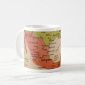 Mug Carte du golfe du Mexique (Devant gauche)