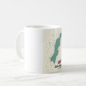 Mug Carte du lac Lungern Suisse (Devant gauche)