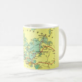 Mug Carte du lac Minnetonka (Devant droit)