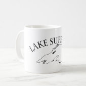 Mug Carte du lac Supérieur (Devant gauche)