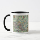 Mug Carte du Luxembourg, de 'Civitates Orbis Terrarum (Gauche)