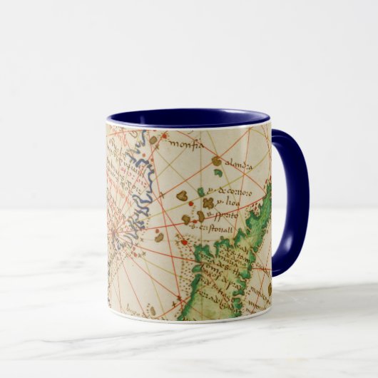 Mug Carte du Madagascar (Devant droit)