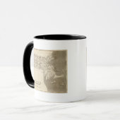 Mug Carte du Massachusetts par Arrowsmith (Devant gauche)