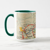 Mug Carte du métro de Londres (Gauche)
