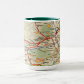 Mug Carte du métro de Londres (Centre)