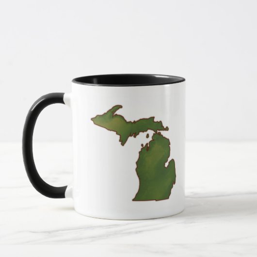 Mug Carte du Michigan 4 (Gauche)
