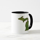 Mug Carte du Michigan 4 (Devant droit)