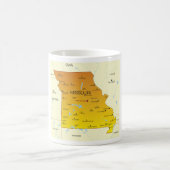 Mug Carte Du Missouri (Centre)