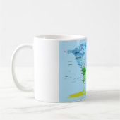 Mug Carte du monde (Gauche)