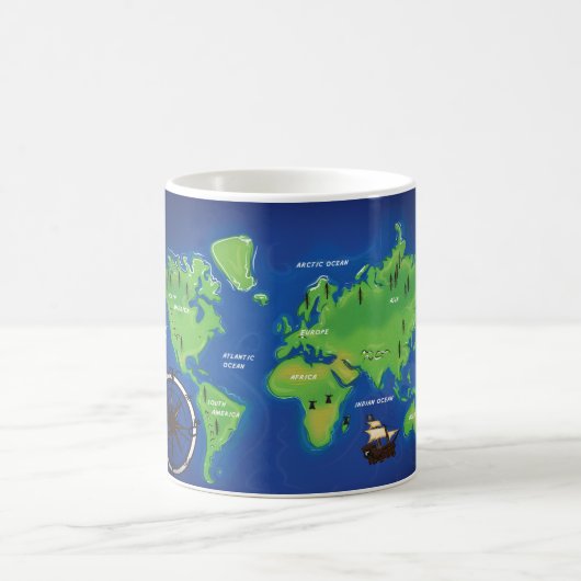 Mug Carte du monde (Centre)