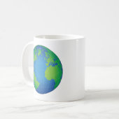 Mug Carte du monde (Devant gauche)