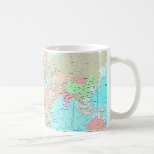 Mug Carte du monde (Droite)