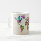 Mug Carte du monde (Devant gauche)