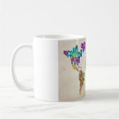 Mug Carte du monde (Gauche)