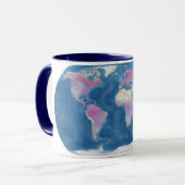 Mug Carte du monde (Devant gauche)
