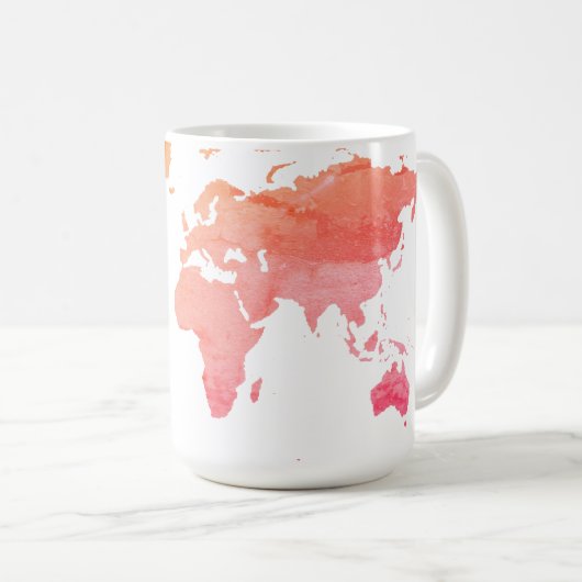 Mug Carte du monde (Devant droit)