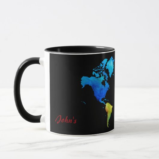 Mug Carte du monde (Gauche)