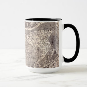 Mug Carte du monde 1507