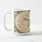 Mug Carte du monde 1660 par Frederick de Wit (Gauche)