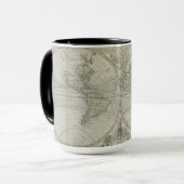 Mug Carte du monde | 1736 (Devant gauche)