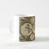 Mug Carte du monde à partir de 1689 (Devant gauche)