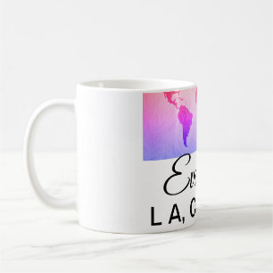 Mug Carte du monde ajouter nom texte lieu pays ville t
