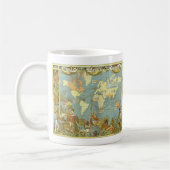 Mug Carte du monde antique de l'Empire britannique, 18 (Gauche)