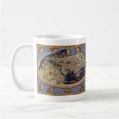 Mug Carte du monde antique Ptolémée, Johannes d'Arnshe (Gauche)