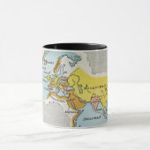 Mug CARTE du MONDE, c1300. (Centre)