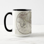 Mug Carte du monde dans 2 hémisphères (Gauche)