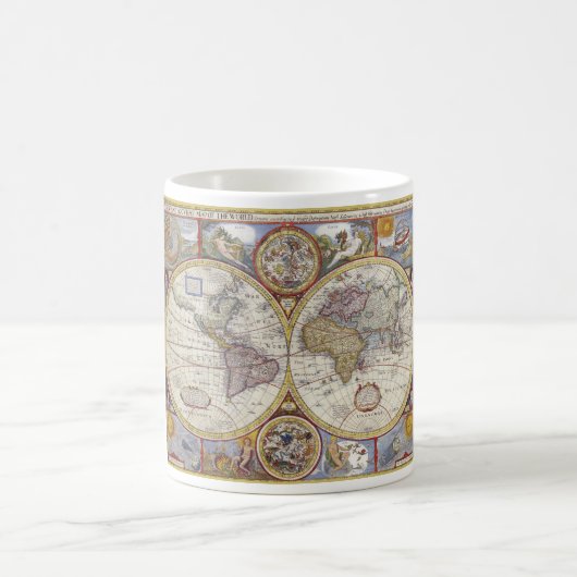 Mug Carte du monde de 1626 (Centre)