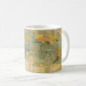 Mug Carte du monde de Japonais de Kunyu Wanguo Quantu (Devant droit)