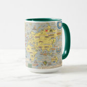 Mug Carte du monde des Nations Unies (Devant droit)