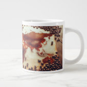 Mug Carte du monde du café antique (Droite)