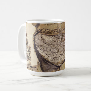 Mug Carte du monde du casquette de l'imbécile