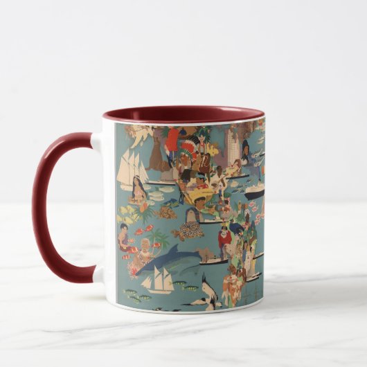 Mug Carte du monde en images (Gauche)