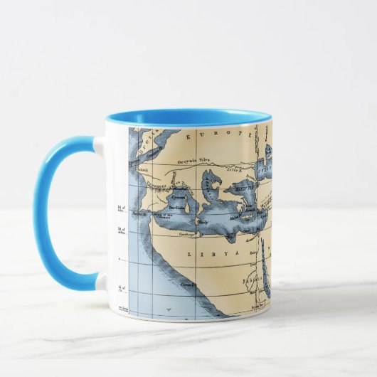 MUG CARTE DU MONDE : ERATOSTHENES (Gauche)