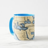 MUG CARTE DU MONDE : ERATOSTHENES (Devant gauche)