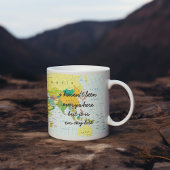 Mug Carte du monde - Je n'ai pas été partout...