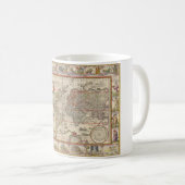 Mug Carte du monde médiéval par Willem Blaeu (Devant droit)
