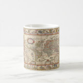 Mug Carte du monde médiéval par Willem Blaeu (Centre)