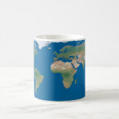 Mug Carte du monde - Planification de ma prochaine ave (Centre)