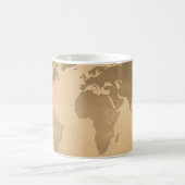 Mug carte du monde vintage (Centre)