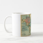 Mug Carte du monde vintage (Gauche)