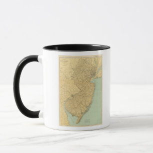 Mug Carte du New Jersey