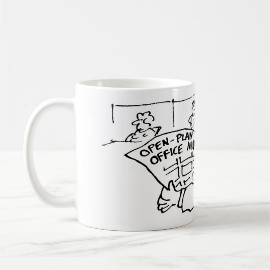 Mug Carte du plan ouvert. Bureau de Funny (Gauche)
