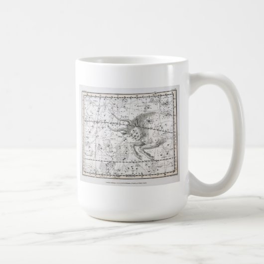 Mug Carte du plat XIV de constellations (Droite)