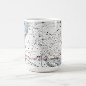 Mug Carte du plat XXII de constellations (Centre)