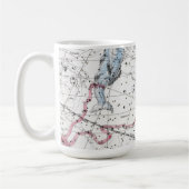 Mug Carte du plat XXII de constellations (Gauche)