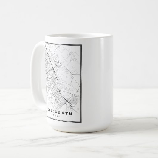 Mug Carte du poste universitaire (Devant gauche)